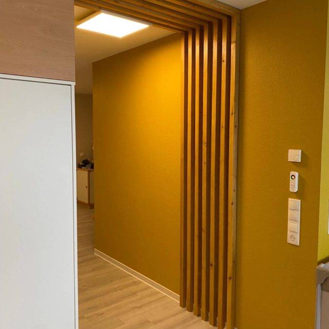 Pose de tasseaux décoratifs à Kehl Bischwiller 2