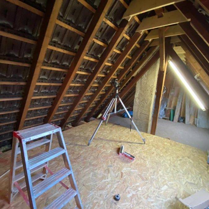 Aménagement complet des combles à la Wantzenau Strasbourg 0