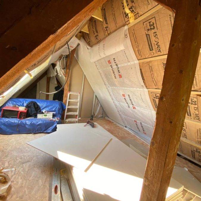 Aménagement complet des combles à la Wantzenau Bischheim 4